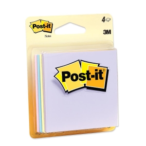 POST-IT NOTES PASTEL 4 PADS 50