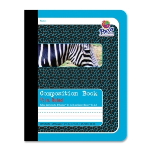 COMPOSITION BOOKS 1/2IN RULED