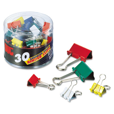 OFFICEMATE ASSORTED BINDER CLIPS