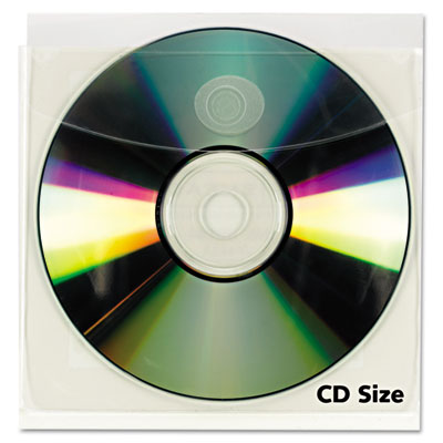 SMEAD CD DVD POCKET SELF ADHESIVE