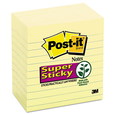 POST-IT SUPER STICKY NOTES 4X4 6PK