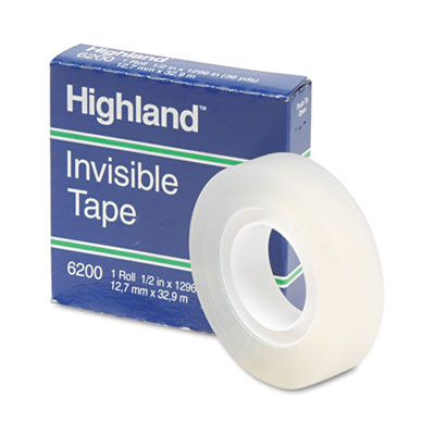 HIGHLAND INVISIBLE TAPE 1/2X1296IN