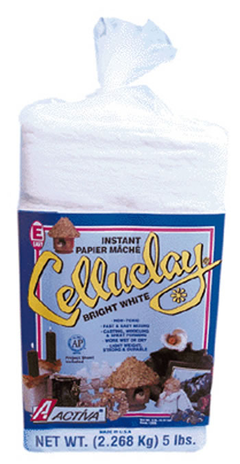 CELLUCLAY BRIGHT WHITE 5 LB PACKAGE
