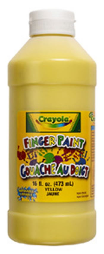 School Smart Washable Finger Paint, Green, Pint