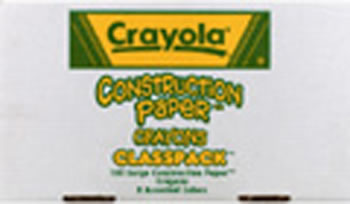 CRAYOLA CONSTRUCTION PAPER CRAYONS