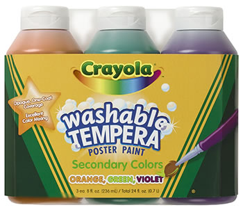 Crayola Premier Tempera Paint For Kids - Black (16oz), Kids Classroom  Supplies, Great For Arts & Crafts, Non Toxic, Easy Squeeze Bottle