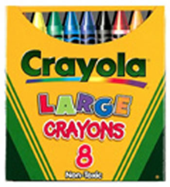 Crayola Multicultural Crayons, Large, Assorted - 8 pack