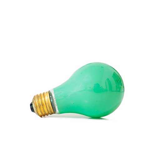 Bulb - 25 W  Green