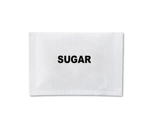 Sugar packet, single