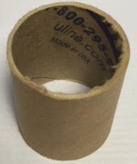 Paper tube, 2 1/2" x 3"