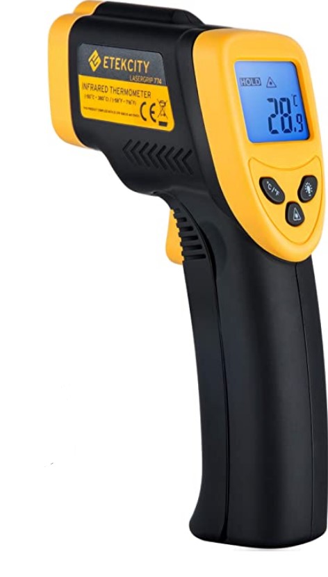 Infrared Thermometer, -50°C to 400°C (-58°F to 752°F)