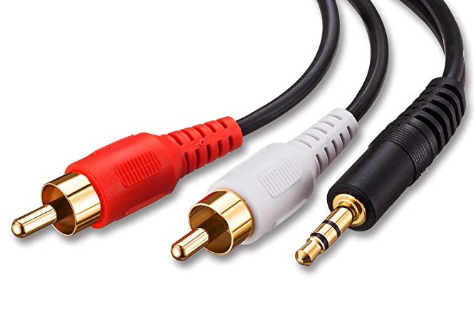 RCA to Male 3.5mm Audio Cable (6ft min)