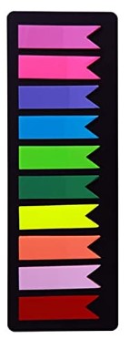 Mini Index Tab Flags, Multi-Color, Sheet/200