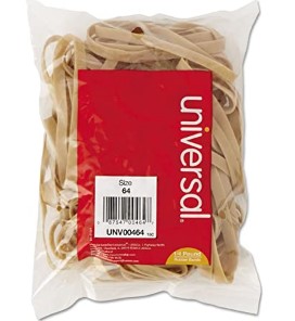 Rubber Bands, #64, 4oz Pack