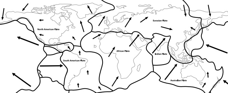 OSE6.4 - Lesson 11 Base Map World Continent Evidence Map