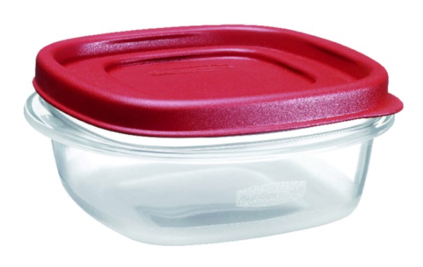 Plastic Airtight Container, 4cup, Holds Cell Phone