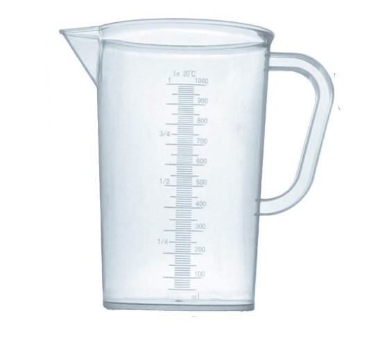 Glass or Plastic Beaker / Pitcher, 1000mL or Larger