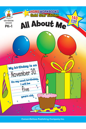ALL ABOUT ME HOME WORKBOOK GR PK-1