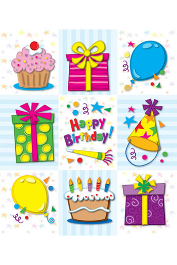 BIRTHDAY PRIZE PACK STICKERS