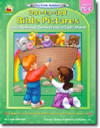 DOT-TO-DOT BIBLE PICTURES GR PK-K