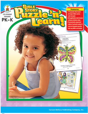 BIBLE STORY PUZZLE N LEARN GR PK-K