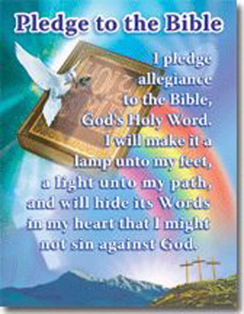 PLEDGE TO THE BIBLE