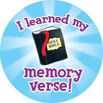 I LEARNED MY MEMORY VERSE STICKERS