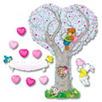 BB SET CARING HEART TREE