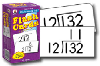 FLASH CARDS DIVISION 0-12