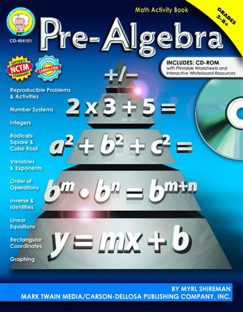 PRE-ALGEBRA ACTIVITY BOOK GR 5-8