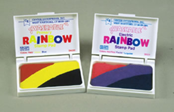 STAMP PAD RAINBOW ELECTRIC 3 COLORS