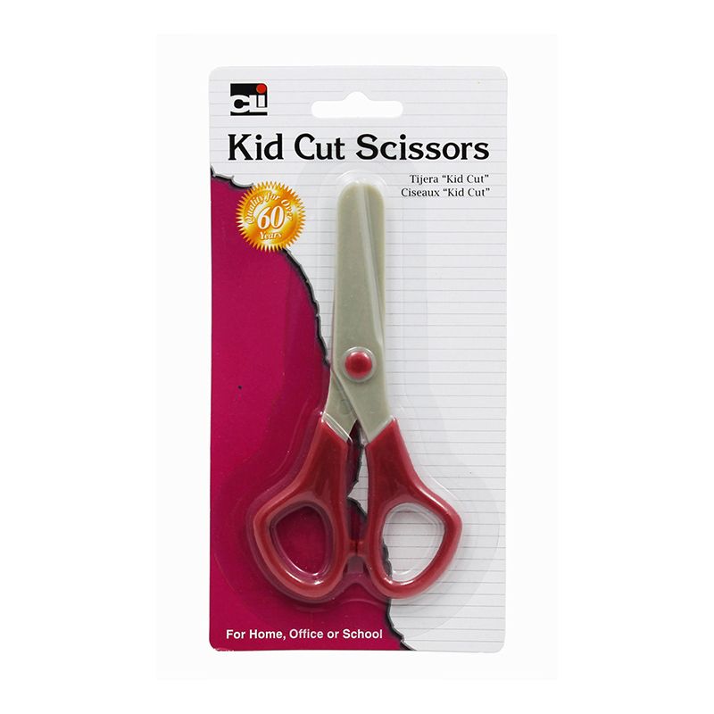5 Kids Scissors 12 Pack,Kid Safety Scissors for School Kids Scissors Comfort-Grip Handles Sharp Blade Blunt Student Scissors Ages 4+,Child Small