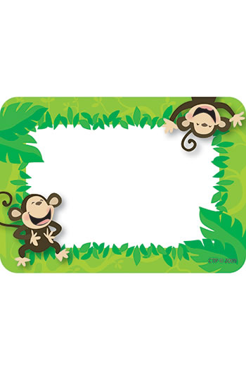 MONKEY BUSINESS NAME TAGS