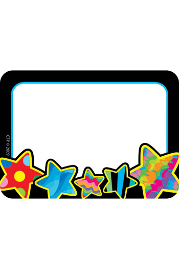 POPPIN PATTERNS STARS NAME TAGS