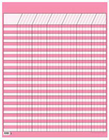 LG PINK VERTICAL INCENTIVE CHART