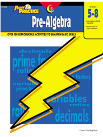 POWER PRACTICE PRE-ALGEBRA GR 5-8