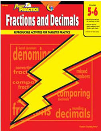 FRACTIONS & DECIMALS 5-6 MATH POWER
