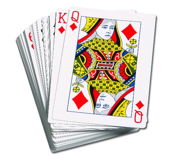 GIANT PLAYING CARDS 4.25 X 7.75IN