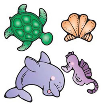 SEA LIFE CUT-OUTS ASSORTED