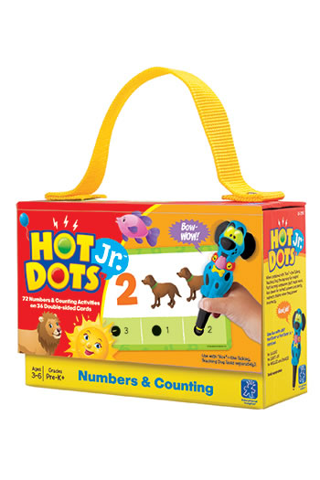 HOT DOTS JR CARDS NUMBERS COUNTING