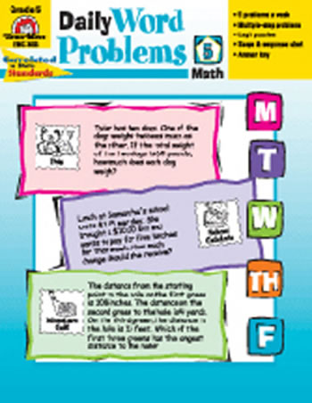 DAILY WORD PROBLEMS GR 5