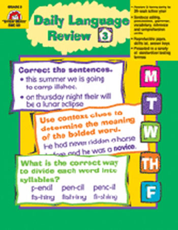 DAILY LANGUAGE REVIEW GR 3