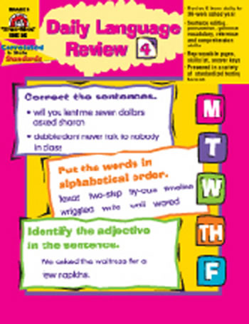 DAILY LANGUAGE REVIEW GR 4