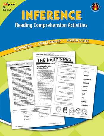 INFERENCE COMPREHENSION BOOK BLUE