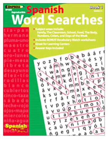 SPANISH IN A FLASH WORD SEARCHES 1