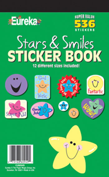 STARS & SMILES STICKER BOOK