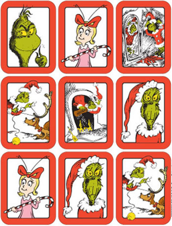 DR. SEUSS THE GRINCH GIANT STICKERS