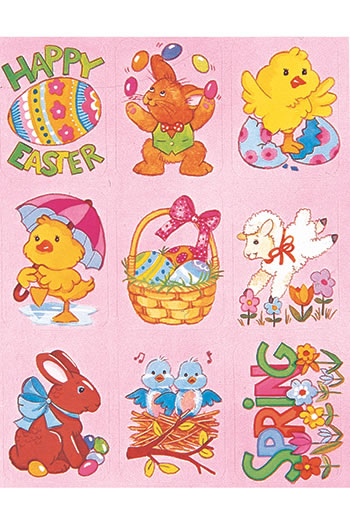 EASTER GIANT STICKERS