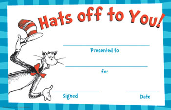 CAT IN THE HAT HATS OFF TO YOU