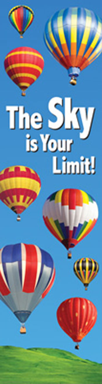 THE SKY IS YOUR LIMIT BANNER